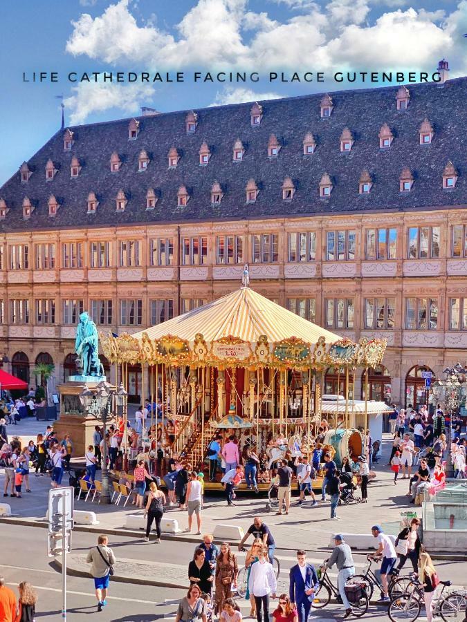 Life Cathedrale City-Center Place Gutenberg Strasbourg Exteriör bild