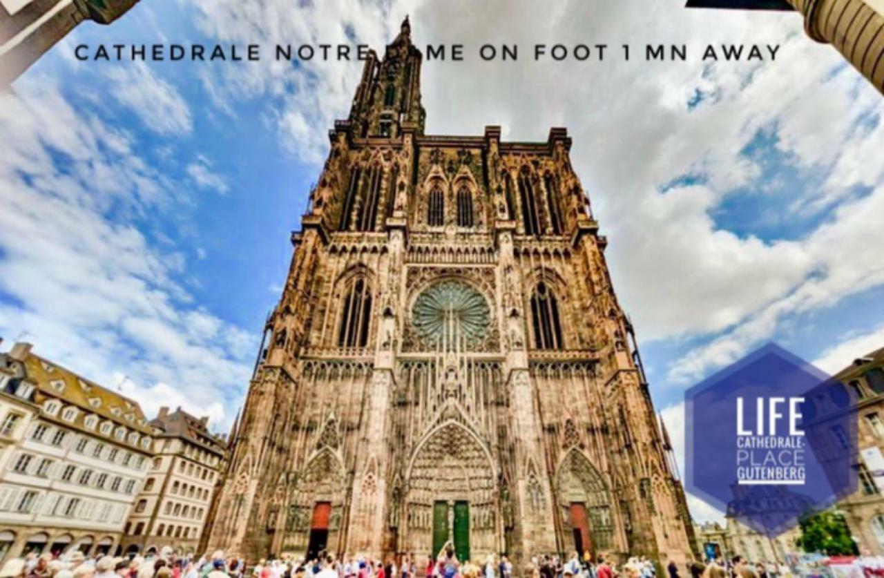 Life Cathedrale City-Center Place Gutenberg Strasbourg Exteriör bild
