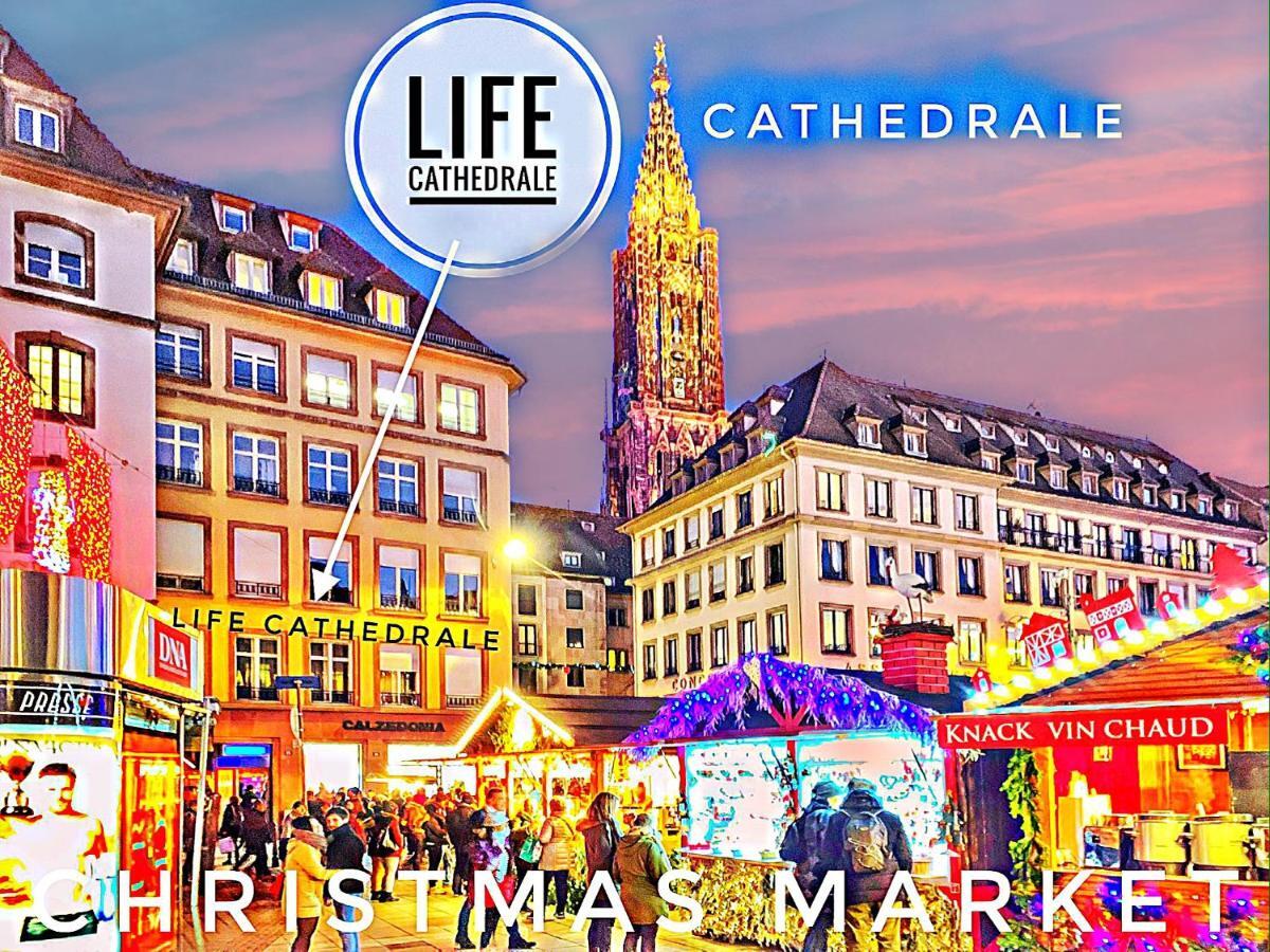 Life Cathedrale City-Center Place Gutenberg Strasbourg Exteriör bild