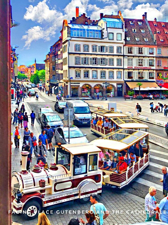 Life Cathedrale City-Center Place Gutenberg Strasbourg Exteriör bild